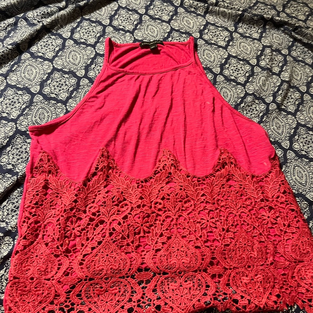Pink Halter Top by Signature Studios